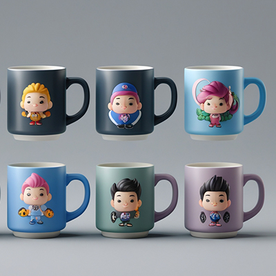 لیوان با طرح های کارتونی دو